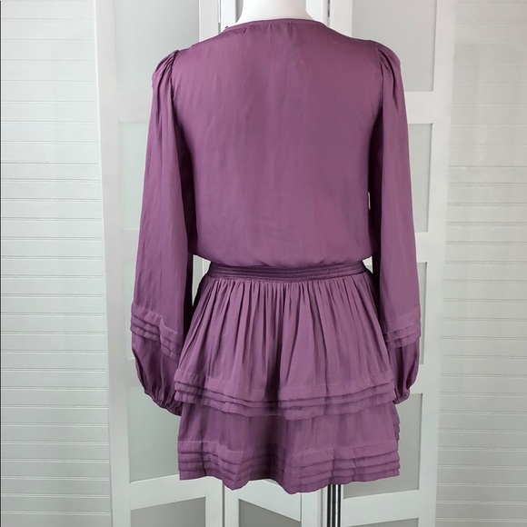 DO+BE Long Sleeve Mini Dress in Lavender/Purple - Picture 2 of 2